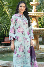 Pakistani Tawakkal Fabrics Unstitched Three Piece - Pastel Peony