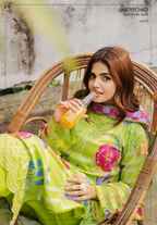 Pakistani Gullbano by Gulljee Digital Printed Embroidered Lawn Unstitched Three Piece - Willow