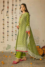 Pakistani Gul Ahmed Chunri Printed Unstitched Three Piece – Verdant Meadow