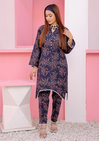 Pakistani CAMINO Unstitched Two-Piece Superior Cotton – Nightshade Botanical
