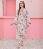 Pakistani CAMINO Unstitched Two-Piece Superior Cotton – Azure Blossom