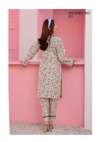 Pakistani CAMINO Unstitched Two-Piece Superior Cotton – Whimsical Garden