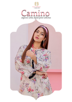 Pakistani CAMINO Unstitched Two-Piece Superior Cotton – Azure Blossom