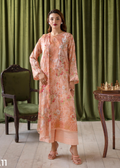 Pakistani Rang Pasand By GullJee Embroidered Unstitched Lawn Collection — Sunset Apricot
